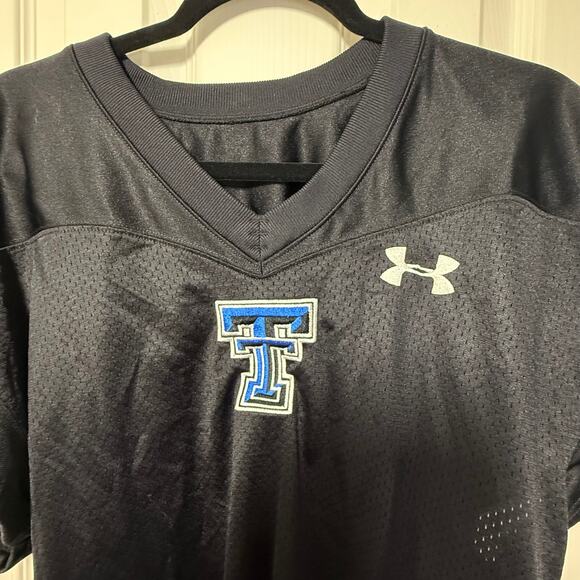 Under Armour Texas Tech Football Jersey Black Size MD Authentic Game Practice - Picture 1 of 9